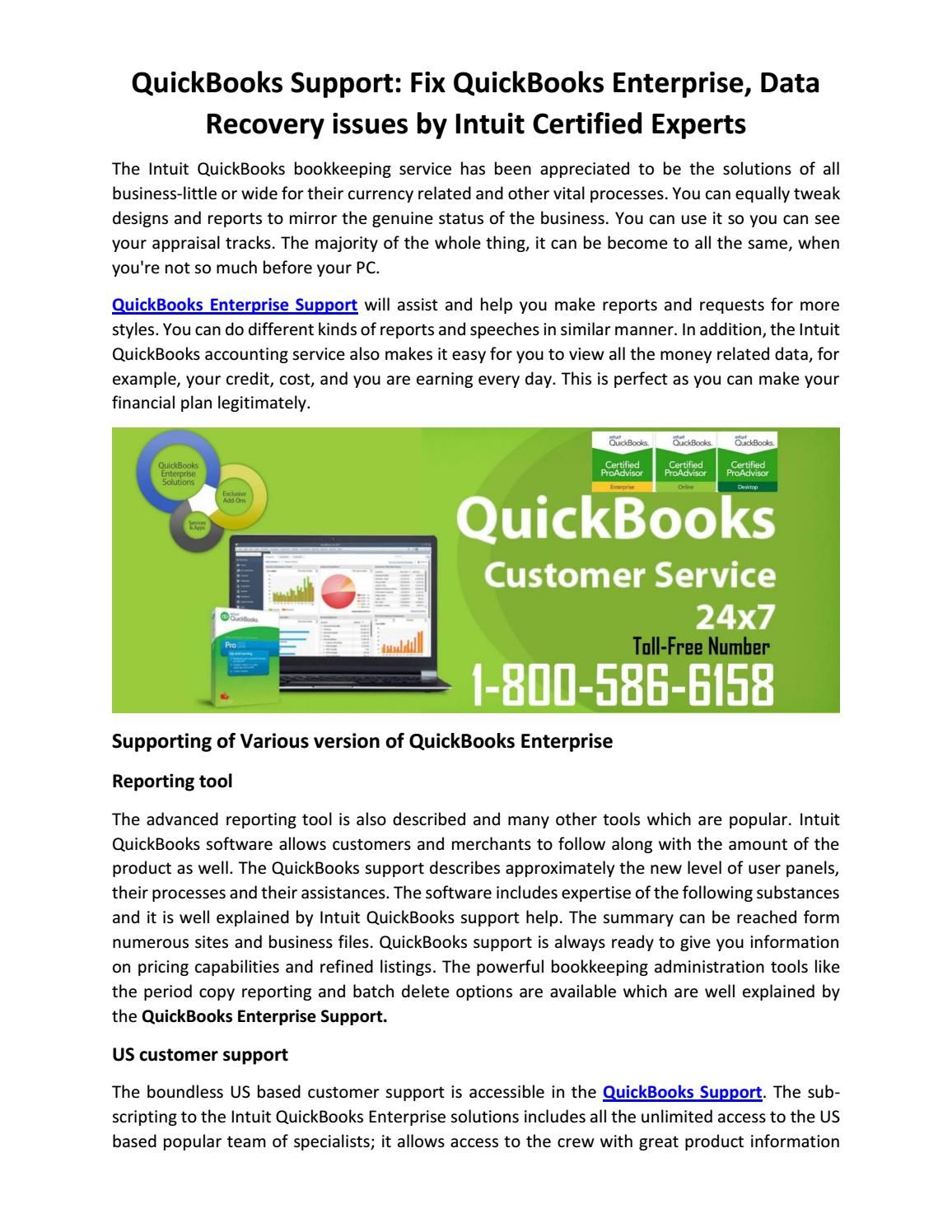 Quickbooks enterprise issues